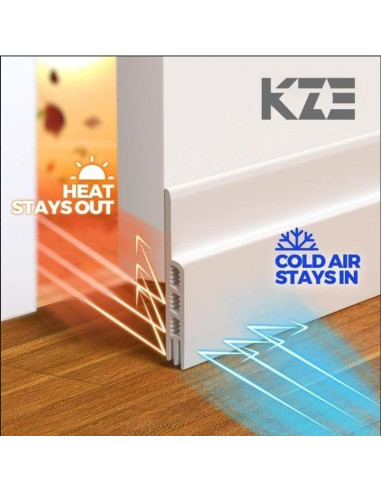 2 Piezas Tapones de Draft Silicona KZE 99 cm Aislantes