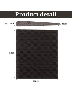 Jetec 14 Piezas Sello de Esquina Aislante para Puertas Negro 2