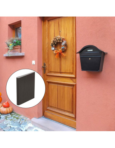 Jetec 14 Piezas Sello de Esquina Aislante para Puertas Negro