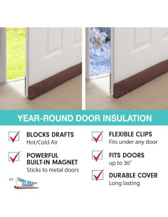 Tapón de Corrientes Twin Draft Guard 91 cm Marrón 2