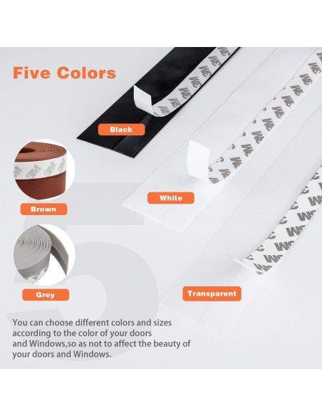 Tira de Sellado de Silicona MIKOSI 8m 45mm Blanca