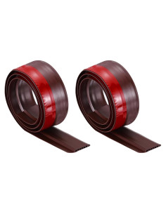 Tiras de Silicona para Puertas PATIKIL 1M 2 Unidades Marrón