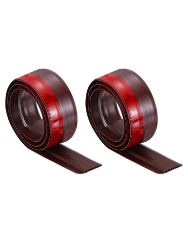 Tiras de Silicona para Puertas PATIKIL 1M 2 Unidades Marrón