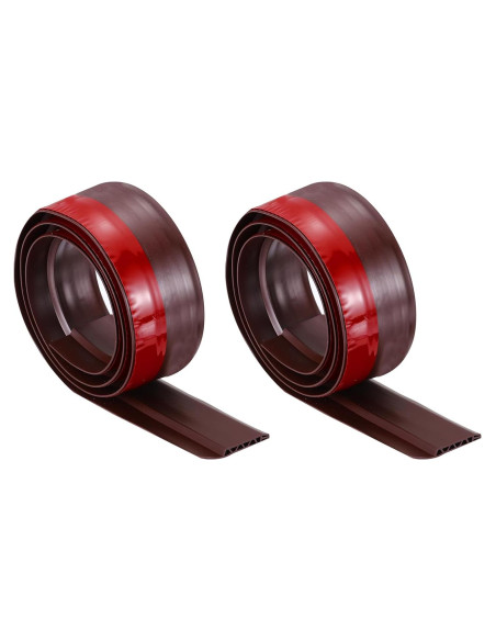 Tiras de Silicona para Puertas PATIKIL 1M 2 Unidades Marrón