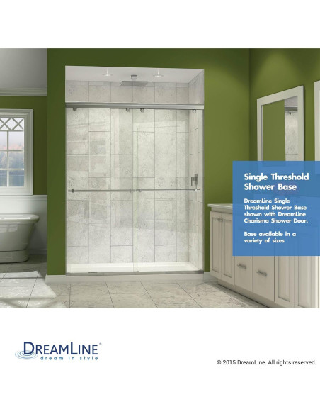 Base de Ducha DreamLine SlimLine 152x91 cm Blanco