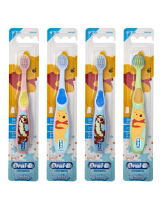 Cepillo de dientes manual Oral-B Baby Pooh 0-3 años, 4 unidades