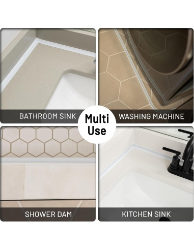 Umbral de Ducha Colapsable Kaanu Gear 3 m Silicona Blanca