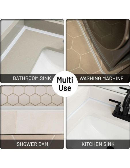 Umbral de Ducha Colapsable Kaanu Gear 3 m Silicona Blanca