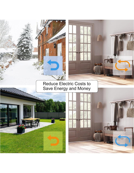 Barrera Adhesiva para Puerta uxcell 1m Blanco - Sello Inferior