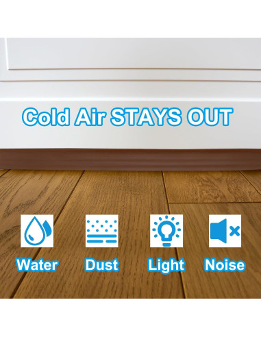 Tiras de Silicona Aislantes PATIKIL 2.7m Transparentes 2 Unidades