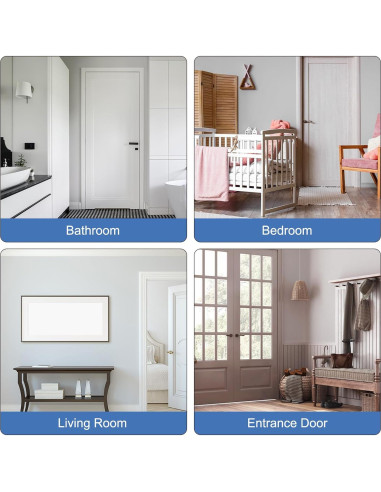 Barrera Adhesiva para Puerta uxcell 1m Blanco - Sello Inferior