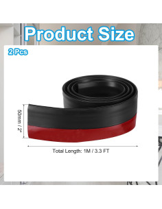 Tapón de Corrientes de Aire PATIKIL 2 Tiras Silicona 1M 2