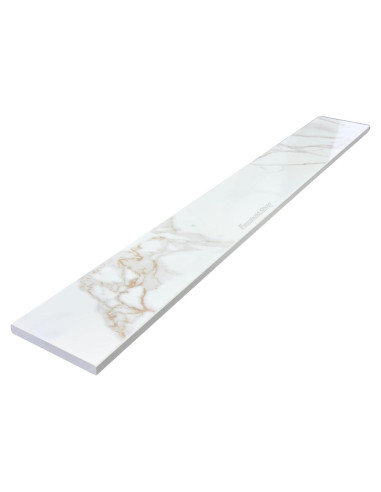 Umbral de Ducha 152x10 cm Mármol Calacatta Gold Threshold.Shop