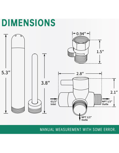 Sistema de Enema de Ducha V-Frankness con Manguera 254 cm