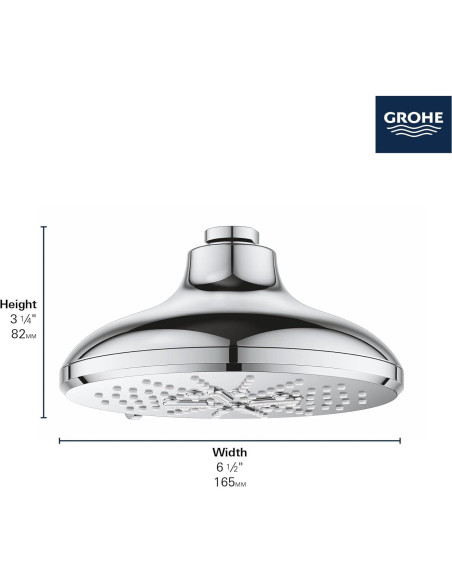 Juego de Ducha Grohe 29431000 Cromo StarLight 6.5"
