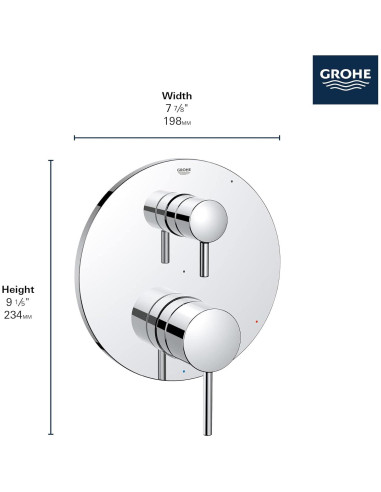 Juego de Ducha Grohe 29431000 Cromo StarLight 6.5"