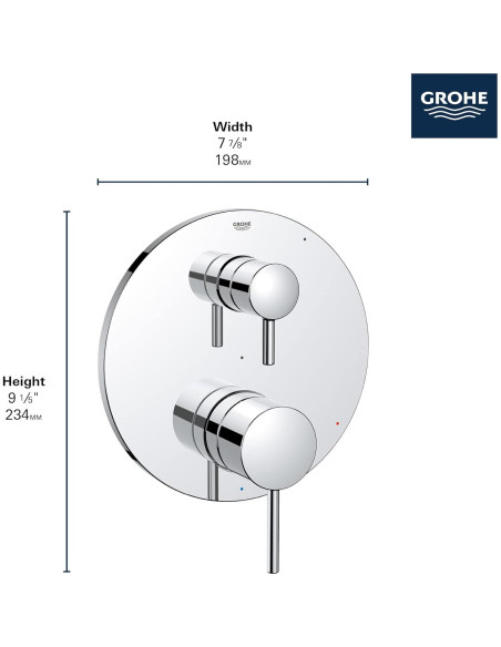 Juego de Ducha Grohe 29431000 Cromo StarLight 6.5"