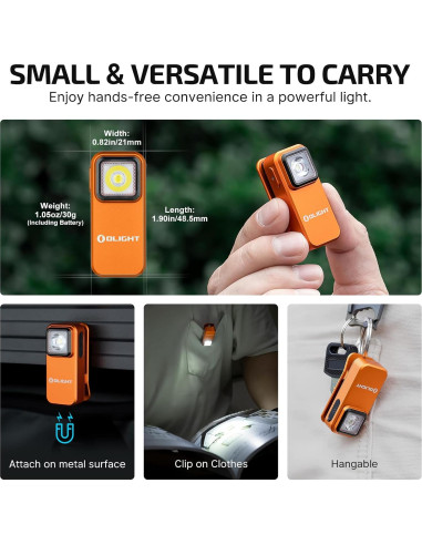 Linterna EDC OLIGHT Arkfeld Pro Recargable 1300 Lúmenes