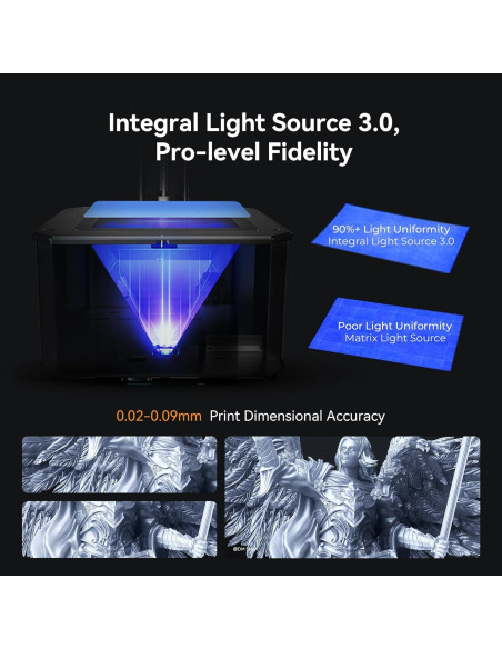 Impresora 3D de Resina Creality Halot Mage S 14K 10.1" LCD