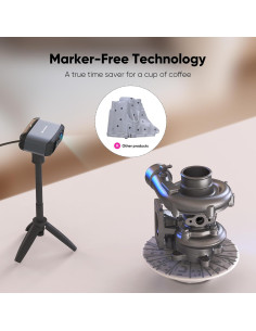 Escáner 3D Moose Premium 0.03mm Alta Precisión para Impresión 2