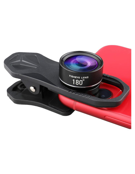Lente Ojo de Pez 180 WODO para Smartphone Clip Universal