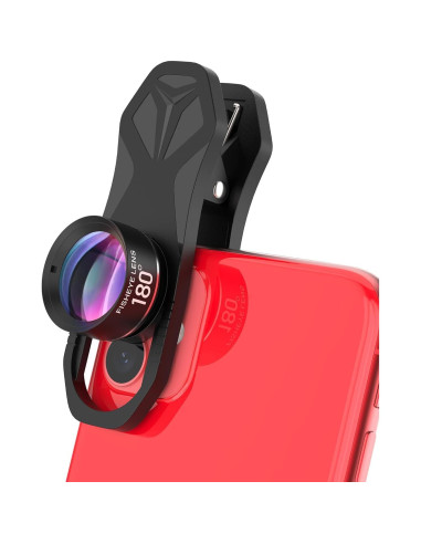 Lente Ojo de Pez 180 WODO para Smartphone Clip Universal