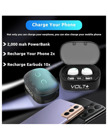 Auriculares Inalámbricos Volt Plus Tech Bluetooth 5.3 IPX4