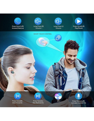 Auriculares Inalámbricos Volt Plus Tech Bluetooth 5.3 IPX4