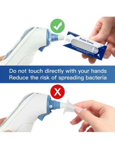 300 Fundas Desechables para Termómetro de Oído Braun BEPEPFUL