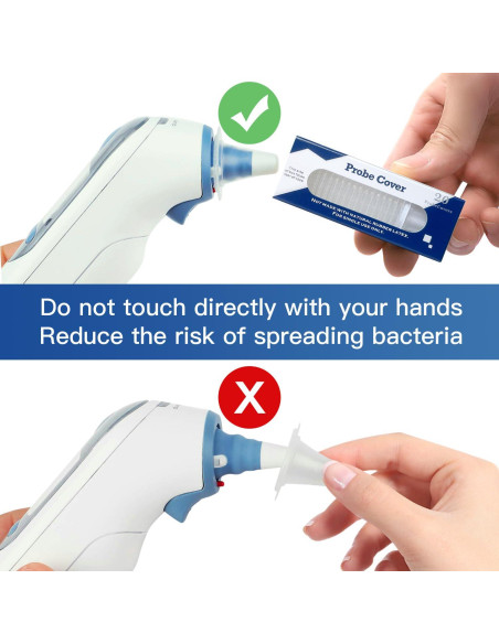 300 Fundas Desechables para Termómetro de Oído Braun BEPEPFUL