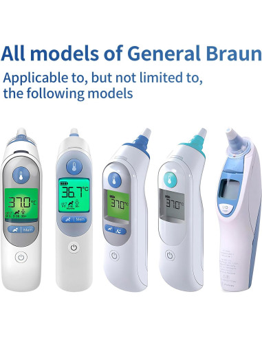 300 Fundas Desechables para Termómetro de Oído Braun BEPEPFUL