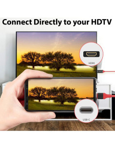 Cable HDMI USB-C 4K 2M Works para Xiaomi Mi 9 Pro 2