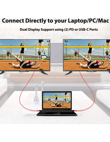 Cable HDMI USB-C 4K 2M Works para Xiaomi Mi 9 Pro