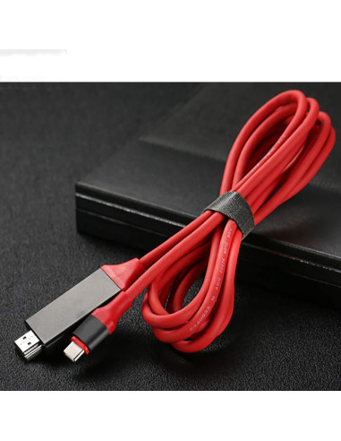 Cable HDMI USB-C 4K 2M Works para Xiaomi Mi 9 Pro