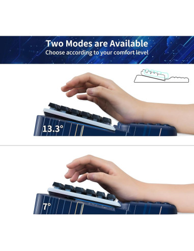 Soporte Ergonómico para Teclado Laokiiy Planetas Azules