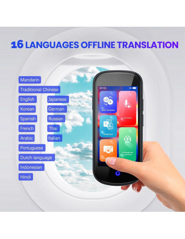 Traductor de Voz Neyes 2024 HD 4" 137 Idiomas Sin WiFi