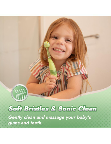 Cepillo de dientes eléctrico Papablic Max para niños 1-3 años