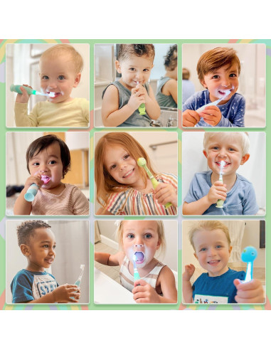 Cepillo de dientes eléctrico Papablic Max para niños 1-3 años
