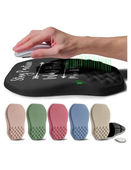 Soporte de Muñeca Ergonómico Gleamtide Doble Pendiente 30x20cm