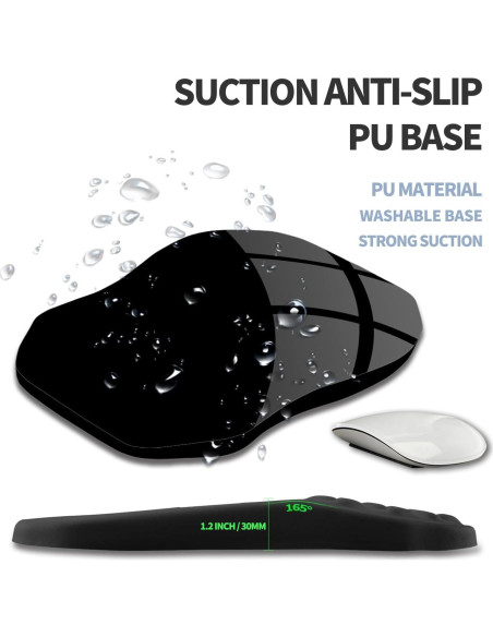 Soporte de Muñeca Ergonómico Gleamtide Doble Pendiente 30x20cm