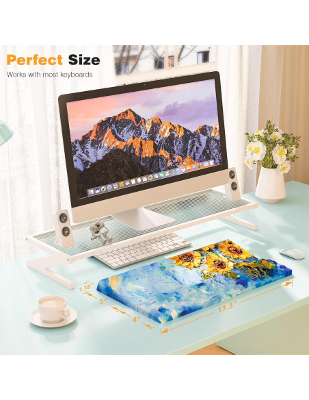 Soporte Ergonómico para Muñeca Teclado Ospelelf Girasol