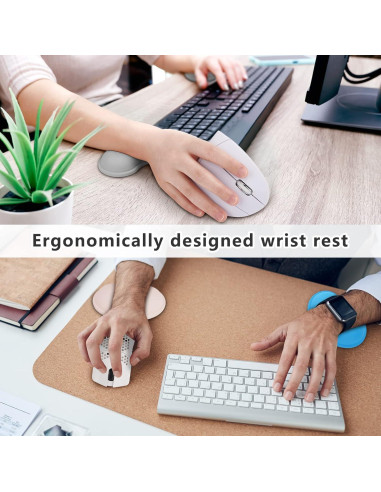 Almohadilla Ergonómica para Muñeca GROLEBO Gris