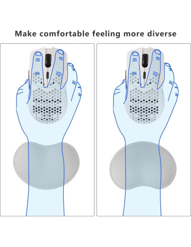 Almohadilla Ergonómica para Muñeca GROLEBO Gris