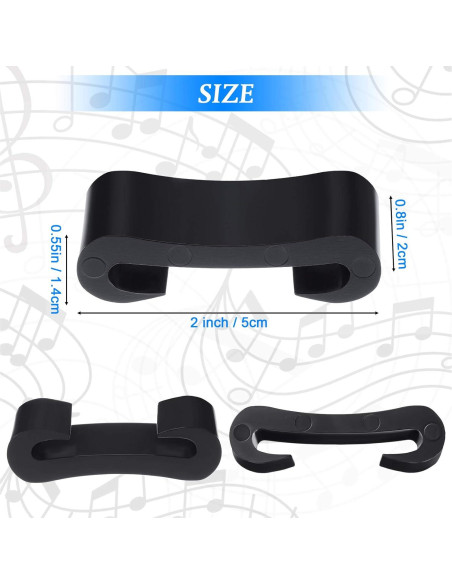 8 Piezas Mangas de Dedo y Soportes para Baquetas eBoot