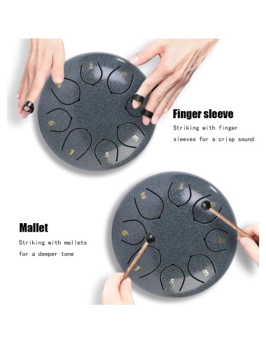 Tambor de Lengua de Acero Ic Iclimetree 15 cm 8 Notas
