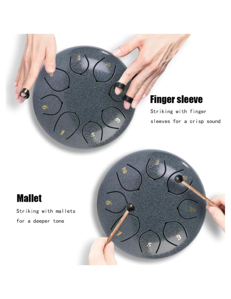 Tambor de Lengua de Acero Ic Iclimetree 15 cm 8 Notas