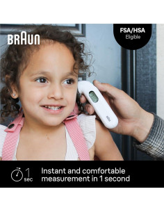 Termómetro de oído Braun ThermoScan 3, lectura rápida 1s 2