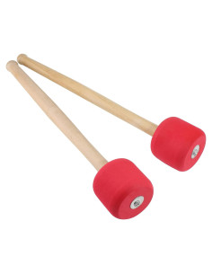 Mallets de Batería Murtenze 2Pack 32cm Fieltro Rojo