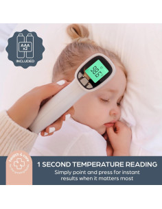 Termómetro Digital Sin Contacto Dreambaby L342 - Alerta de Fiebre, Memoria 20 Lecturas 2
