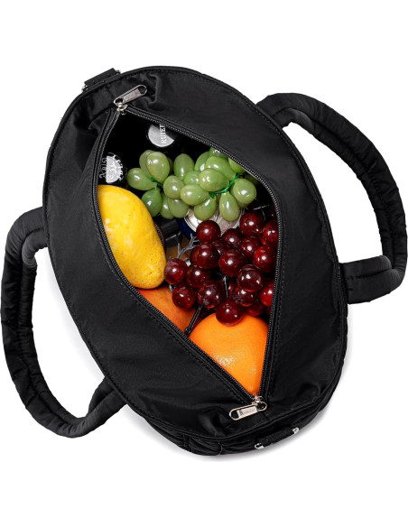 Caja de Almuerzo Aislada LOIDOU Negra 9L para Trabajo